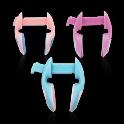 1 caixa nariz clip adultos unisex natação nariz dispositivo nariz proteção acessórios da piscina de silicone macio para mergulho natação (rosy) - Image 5