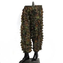 Roupa camuflada 3d folha camuflada roupa furtiva camuflagem roupa de caça terno folha - Image 3