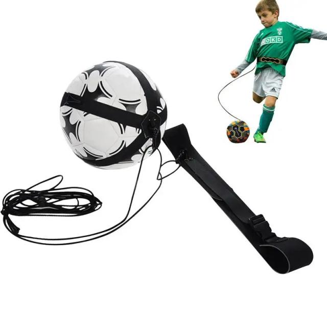 Treinador de Futebol Ajustável para Adultos e Crianças com Cinto Elástico para Práticas de Treino em Solitário