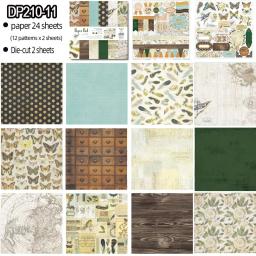 26 folhas 10 Polegada pacote de papel para fazer cartão scrapbooking papel cortado scrapbooking kits enfeite - Image 6