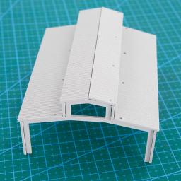 Tanque Avião Shed Montado Modelo De Brinquedos, Modelo De Construção Em Miniatura, Diorama De Layout De Cena Militar, Escala 1:72, 1:144 - Image 2