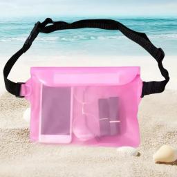 Impermeável cintura saco com toque tela alça ajustável, impermeável saco seco, telefone bolsa protetora, apto para caiaque, praia, natação, 2 pcs - Image 4
