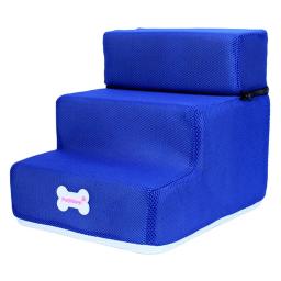 Rampa antiderrapante removível para cães e gatos de estimação, escadas destacáveis do sofá, escada da cama, rampa pequena, 3 passos - Image 5