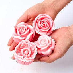 Molde De Silicone De Flor 3D, Vários Sabão Rosa, Vela Perfumada, Molde De Fundição De Gesso, DIY, Bonito, Pequenos Presentes Do Artesanato, Fazendo Ferramentas, Criativo - Image 5
