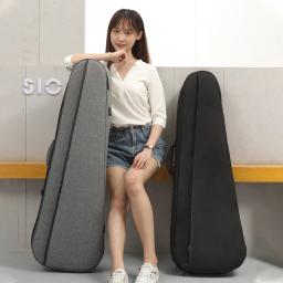 Saco impermeável da caixa da guitarra elétrica, 30mm, grosso, acústico, 41 polegadas, detalhe macio, Gary, preto, acessórios da trouxa Gig - Image 2