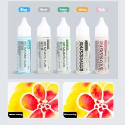 18ml arte mascaramento fluido pigmento cobrindo líquido aquarela pintura aquarela mascaramento fluido em branco cola pintura arte suprimentos - Image 2