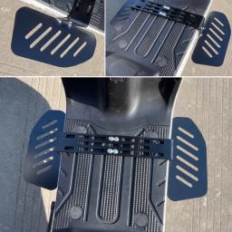 Ampliar pedal dianteiro para motocicleta, scooter elétrica, modificação de veículo, conjunto diy, acessórios de atualização, peças - Image 3
