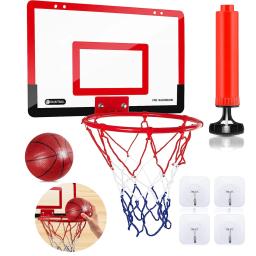 Indoor Mini Basketball Hoop Set para Home Exercício, Wall Frame Stand, Levantamento para Adolescentes, Cesta de Porta, Pendurado Backboard, Room Game - Image 1