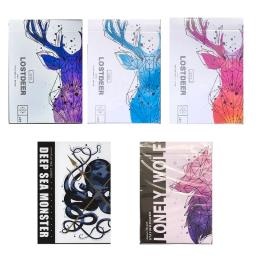 Baralho de cartas de jogo de cervo perda, baralho de lobo profundo mar monster poker uspcc, jogos de cartas, adereços de mágica, truques de mágica para mágico - Image 1