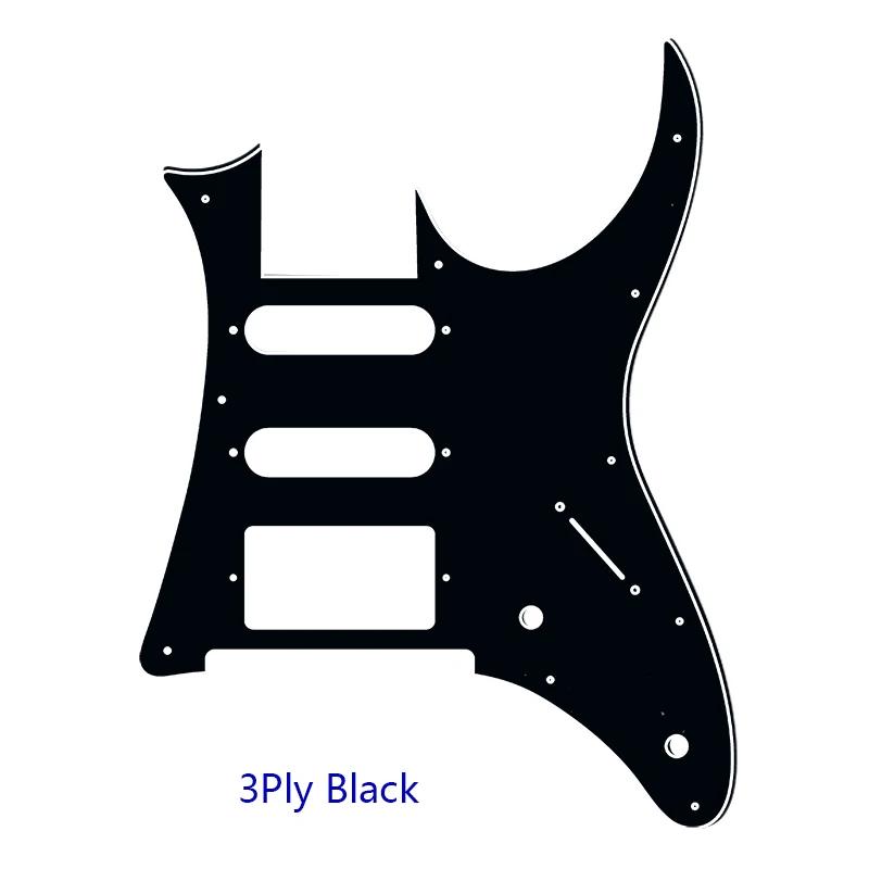 Peças de guitarra personalizadas pleroo-para mij ibanez rg 350 dx guitarra pickguard ssh humbucker captador placa de risco várias cores - Image 1