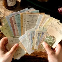 Kit de papel JIAMEI Vintage Decor Materiais, Scrapbooking DIY, papelaria criativa, papel artesanal, colagem de arte, Junk Journal, 100pcs Pack - Image 5