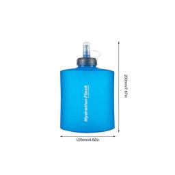 Portátil Leak Proof Esportes Garrafa De Água, Garrafa Dobrável, Ginásio Bebida Garrafa, Drinkware Escola, Fitness, Running Kettle - Image 6