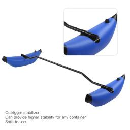 Caiaque inflável de pvc, sistema de estabilização flutuante para esportes aquáticos, caiaque com haste para braços, pesca em barco - Image 3