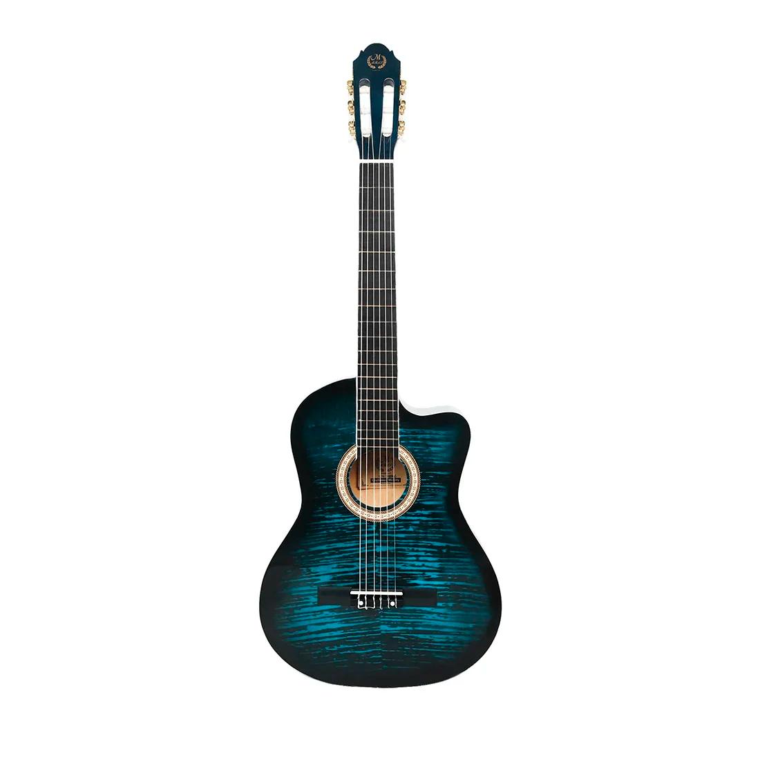 M MBAT-Guitarra clássica com Fret Spruce painel, instrumento profissional de cordas, guitarra para prática, 39 em - Image 1