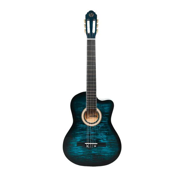 Guitarra Clássica MBAT com Painel de Spruce - Instrumento Profissional de Cordas para Prática, 39 Polegadas