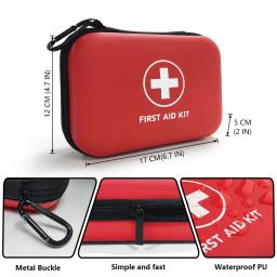 90 pçs portátil kit de saco de primeiros socorros médicos de emergência para viagens ao ar livre do agregado familiar equipamentos acampamento medicina sobrevivência - Image 4