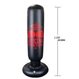 Saco de Perfuração Inflável para Homens, Stress Punch Tower, Fight Exercício, Speed Stand, Power Boxing Bag, Fitness, Novo, 1Pc - Image 6