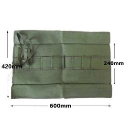 Pacote De Armazenamento De Ferramentas Bonsai japonês, Roll Bag, Canvas Tool Set Case, 600x430mm - Image 5