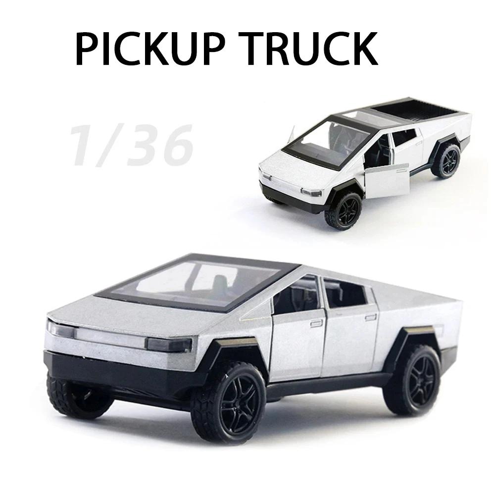 1:36 coleção caminhão liga simulação brinquedo carro modelo de metal diecasts veículos captador decoração do carro criança meninos brinquedos presentes natal - Image 1