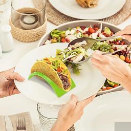 Taco Holder Stands para Tortilhas e Burritos, Shell Holder, Racks para Máquina de Lavar Louça Microondas, Fontes do partido, 12Pcs - Image 5