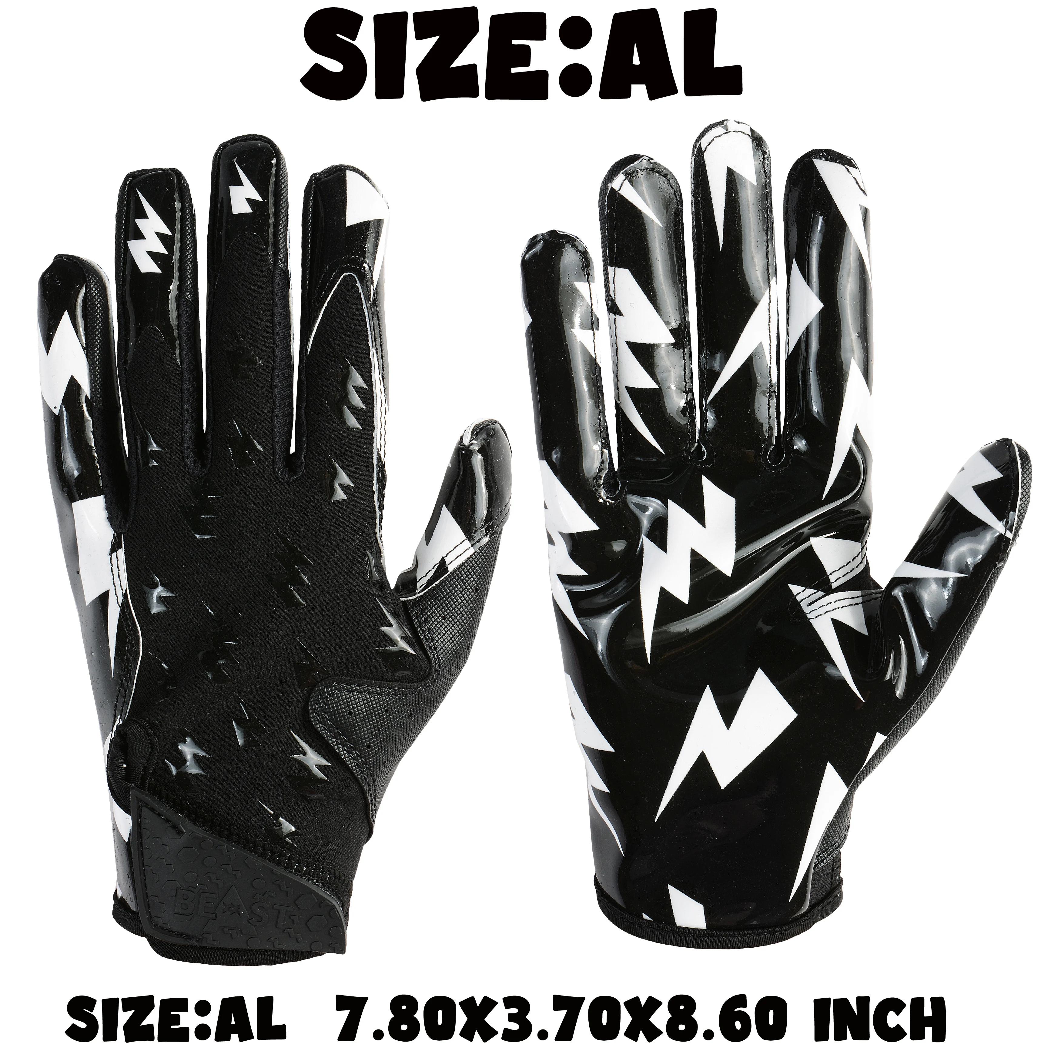 Luvas de futebol americano, bandeira americana, o preço é para 5 pares, frete grátis, 1 par por saco, 5 pares por pacote - Image 1