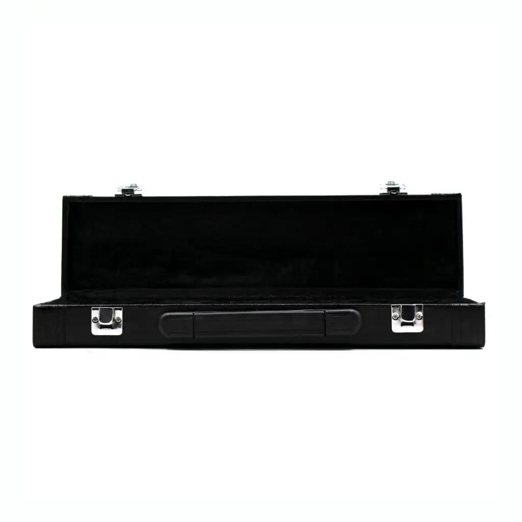 Faux Leather Piccolo Hard Case, Flauta Gig, Peças Musicais De Instrumento De Sopros - Image 1