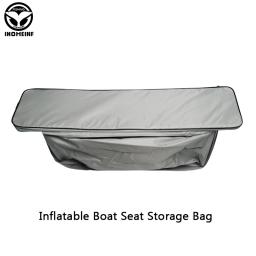 Nova 420d revestido oxford barco inflável assento saco de armazenamento com acolchoado assento almofada para pesca canoa/pvc caiaque/assalto aveia/remo - Image 2