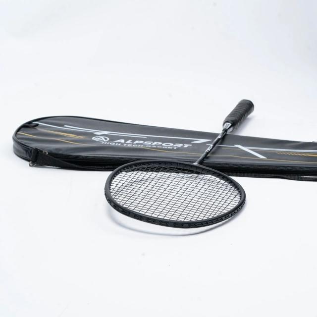 Raquete de Badminton ALP XHP 100% Fibra de Carbono 6U 72g 30Lbs para Estilo Ofensivo e Defensivo com Saco Protetor