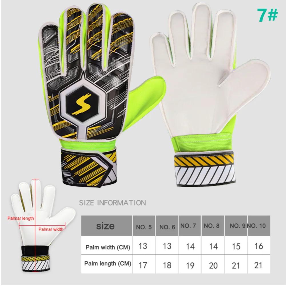 Luvas Profissionais Goleiro para Crianças e Adultos, Luvas engroçadas do goleiro do futebol, Luvas antiderrapantes do goleiro do futebol - Image 1