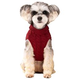 Suéter de estimação macio e quente sem mangas, suéteres de cachorro, casaco Yorkie, jaqueta de pelúcia para cães pequenos e médios, roupas de gato, 7 cores, inverno - Image 4