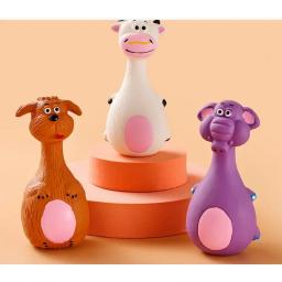 Brinquedo sonoro interativo para pet, suprimentos para dentição, látex natural, cachorro para cachorro pequeno, resistente a mordida - Image 4