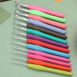 IMZAY Colorido Kit De Agulhas De Tricô Punho De Borracha Com Clipes De Costura Agulhas De Plástico Staniless Aço Tesoura Crochet Ganchos Set - Image 4