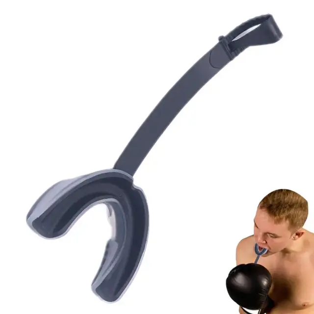 Protetor Bucal com Alça para Esportes: Ideal para Futebol, Boxe, Hóquei, Basquete, MMA e Rugby para Adultos e Jovens