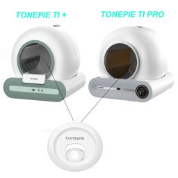Tonepie caixa de areia para gatos, acessórios, spray inteligente, desodorizador, eliminador de odor, limpeza de ar, acessórios de banheiro para gatos - Image 4
