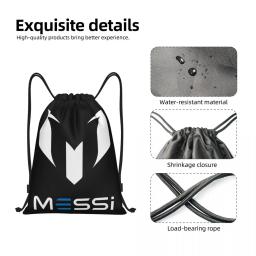 Mochila de cordão de futebol personalizado, saco de treinamento portátil, saco esportivo, futebol, branco, messis, ginásio, homens, mulheres, 10 - Image 3