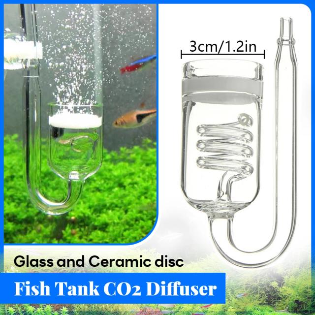 Difusores de CO2 em vidro para aquários: Reatores, copos e discos de cerâmica para tanques de peixes