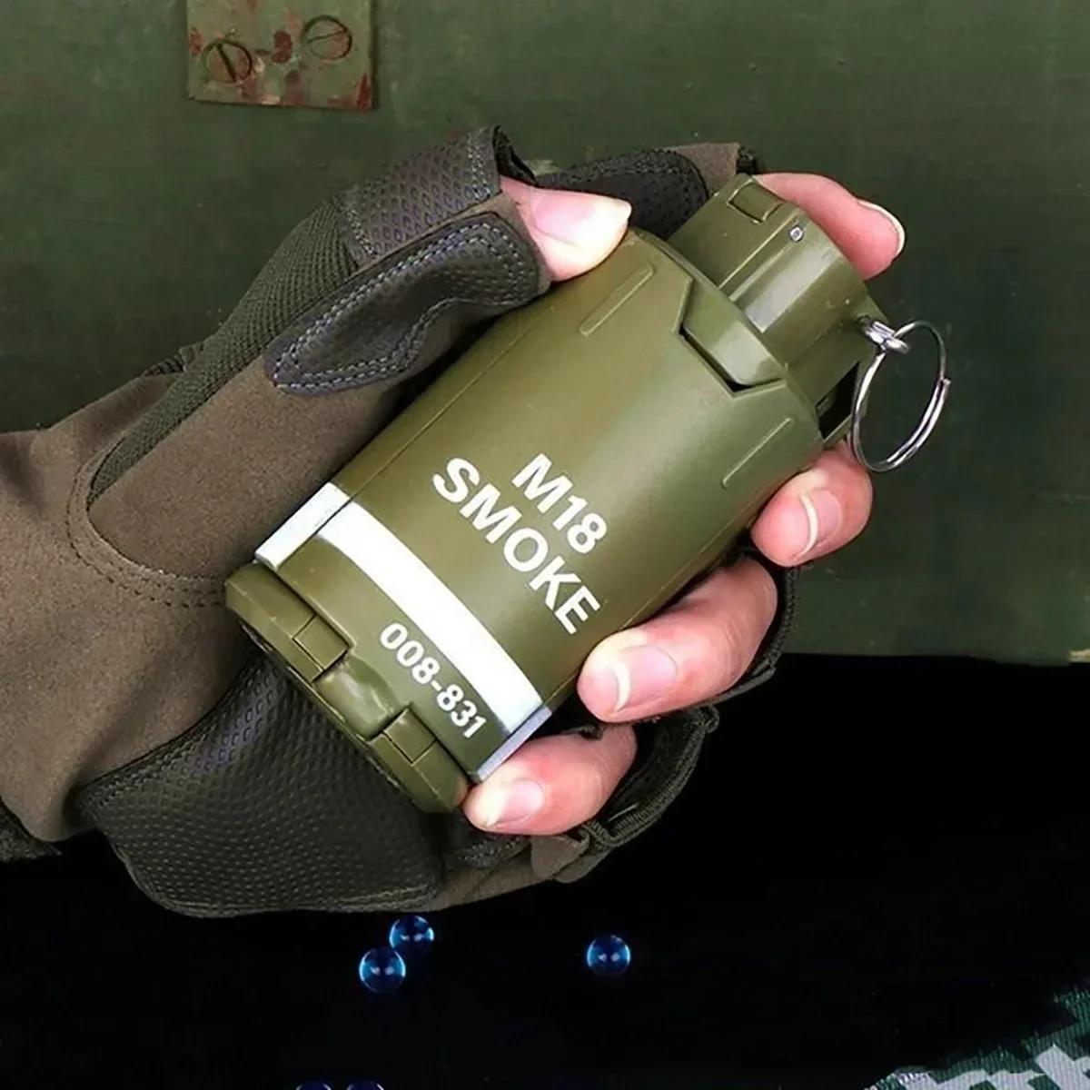 M18 tático fumaça granada modelo, estourar, mina, água bomba, saltando, Airsoft - Image 1