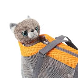 Bolsa de transporte para cães pequenos, malha de gato, filhote respirável, sacola de transporte gatinho, dobrável ao ar livre Travel Pet Bag, Pet Shop - Image 5