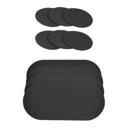 Drum Muffling Damper Pad para iniciantes e tambor profissional, Patch de pedais duplos, acessório durável, 10x - Image 2