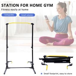 Barra de tração e mergulho para homens e mulheres, torre dobrável, equipamento multifuncional de fitness, ginásio em casa, £ 200 - Image 5