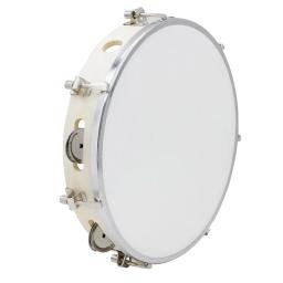 10 Polegadas Tambourine Ajustável Sólida Painel De Madeira Hand Held Bell Tambor Percussão Música Brinquedos Para Crianças Infantil Iluminação Ferramentas - Image 1