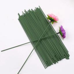 Fio Hola Floral Artesanato, Fio Verde Escuro para Arranjo Florista Flor, DIY Material, Acessórios Artesanais, 2mm, 40cm, 10 PCs, 20 PCs, 30PCs - Image 6
