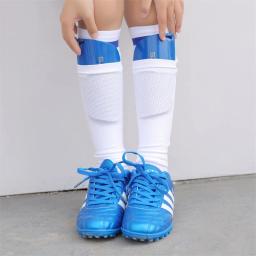 Um conjunto de meias de proteção de futebol com bolso para o futebol shin pads perna protetor de bezerro mangas adulto shin guard suporte meia - Image 3