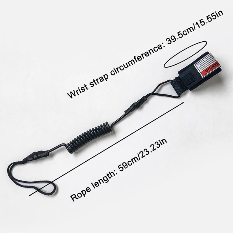 Cintos retráteis para prancha de surf e Raft Kayak Rope, Beach Surfing Leash, Spring Leg Foot, Stand Up Paddle Board, Wrist Ankle Leash, TPU - Image 1