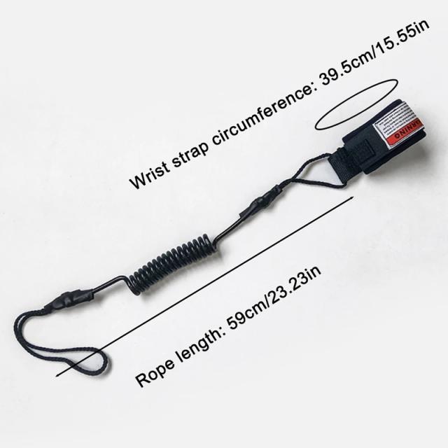 Cintos Retráteis para Surf e Rafting: Leash para Prancha, Paddle Board e Proteção para Pulso e Tornozelo em TPU