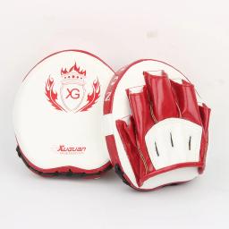 Boxe foco almofada mitt soco alvo pontapé curvado mma artes marciais treinamento - Image 5