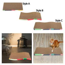 Papelão Ondulado Cat Scratchers, Proteção Durável Móveis, Pet Sofá Scratch Bed, Gatos Indoor, Gatinhos Resto, Papelão - Image 2