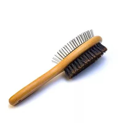 Escova Dupla Face Pet Beauty Almofada de Ar Pente de Agulha 2 em 1