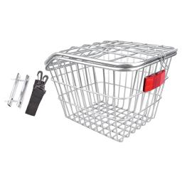 Cesta traseira com alça, cesta de bicicletas com tampa - Image 2