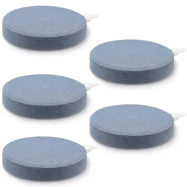 Aerador Mini Bolha de Pedra para Aquário - Bomba de Oxigênio Durável de Alta Qualidade 40mm para Peixes e Hidroponia